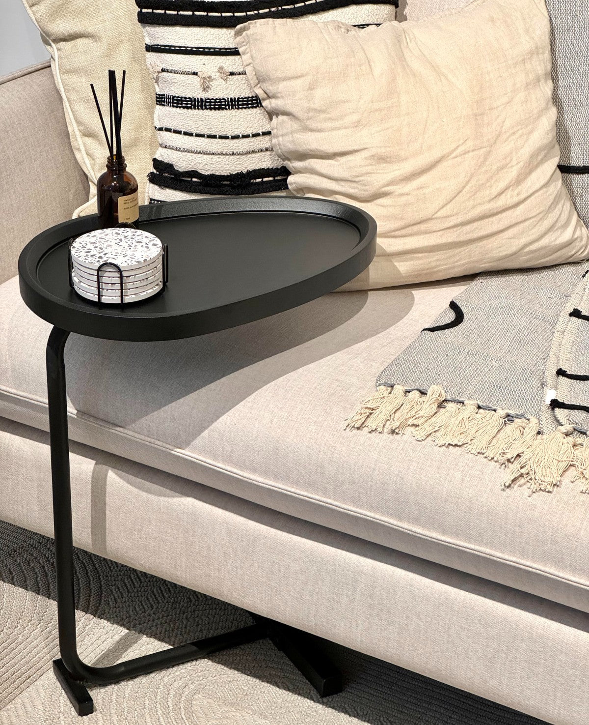 Black side-table