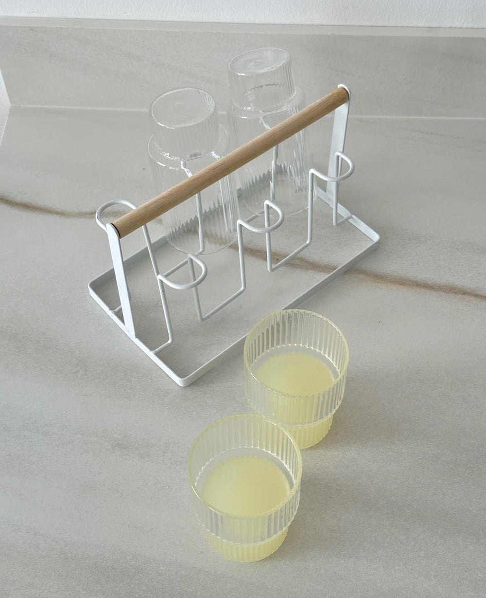כוס זכוכית סטרייפ - במכירה מוקדמת
