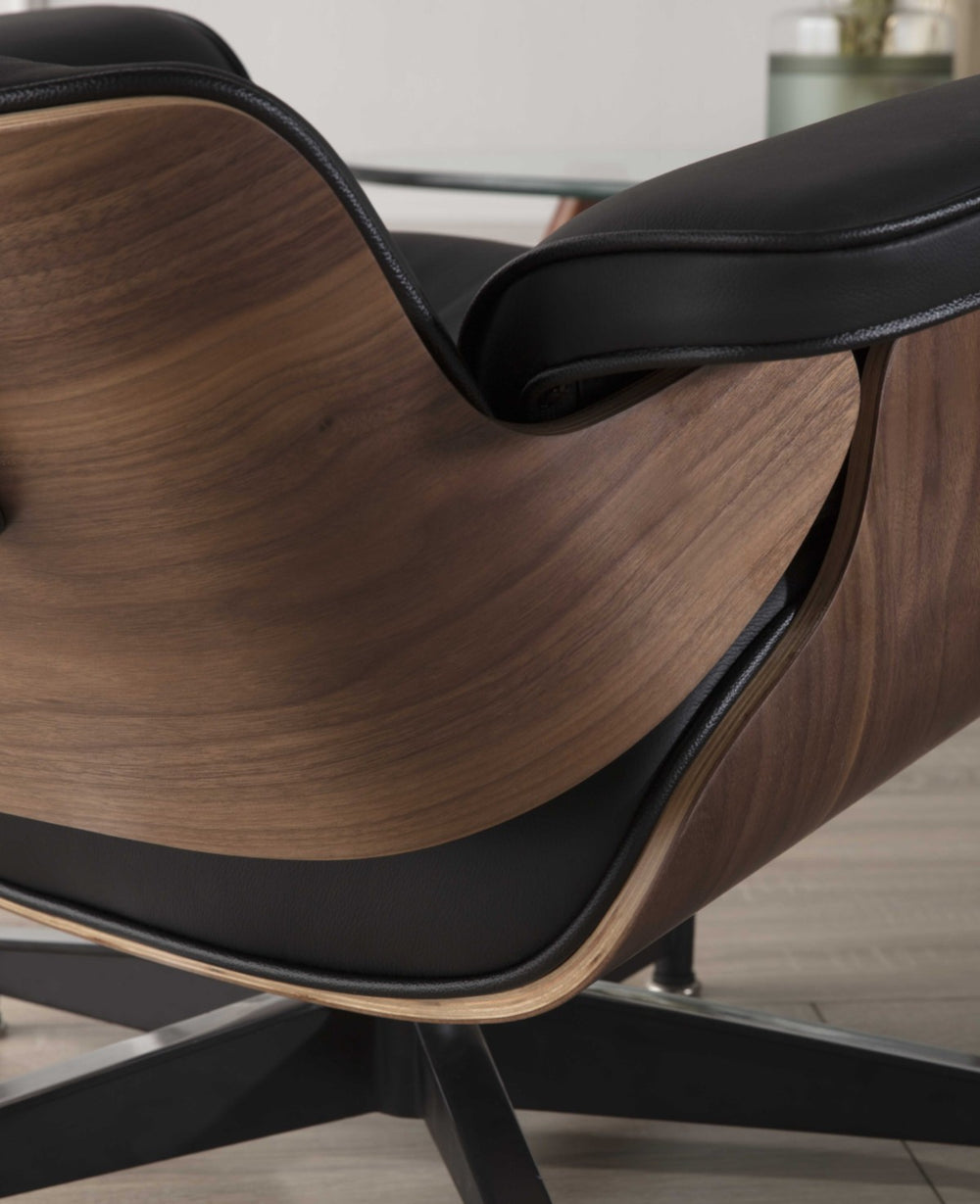 זמן אספקה עד 75 יום - PALERMO BLACK כורסא + הדום