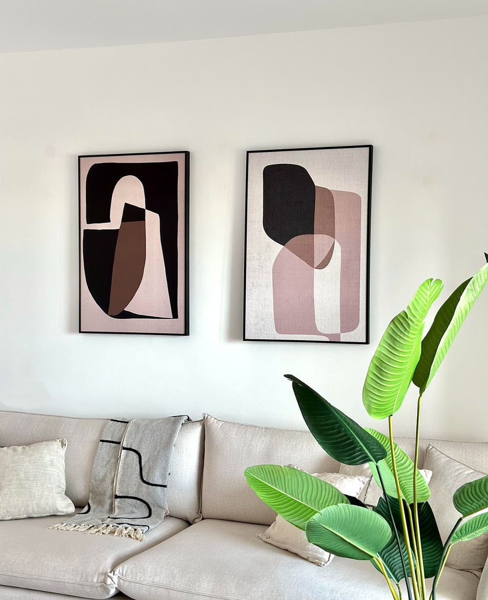 תמונות קיר אמורפי בראון (B2B)