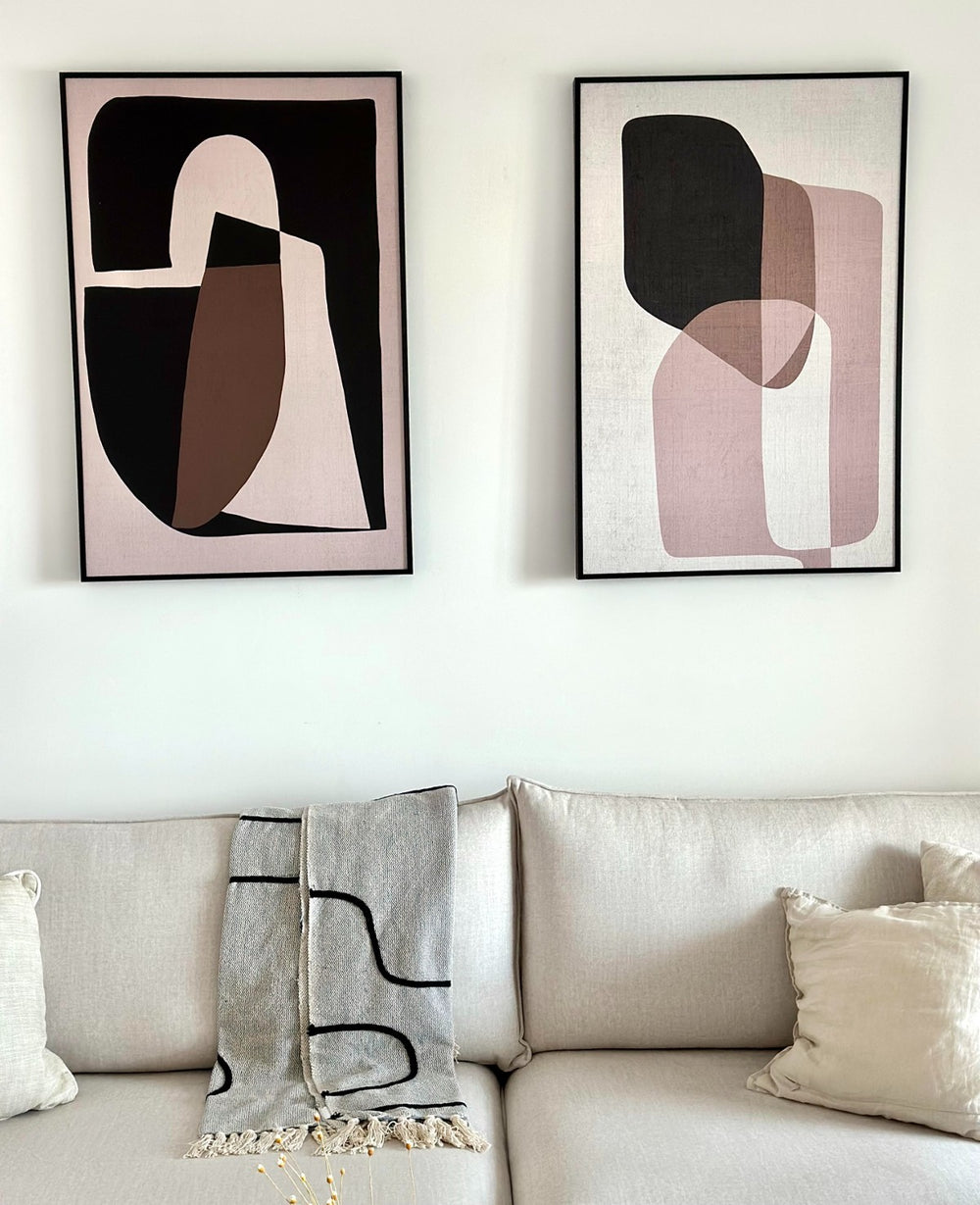 תמונות קיר אמורפי בראון (B2B)