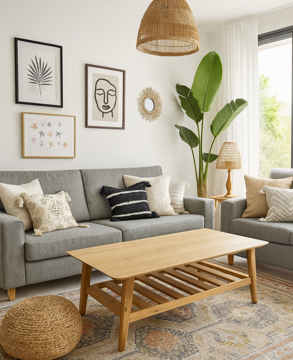 שולחן עץ רון