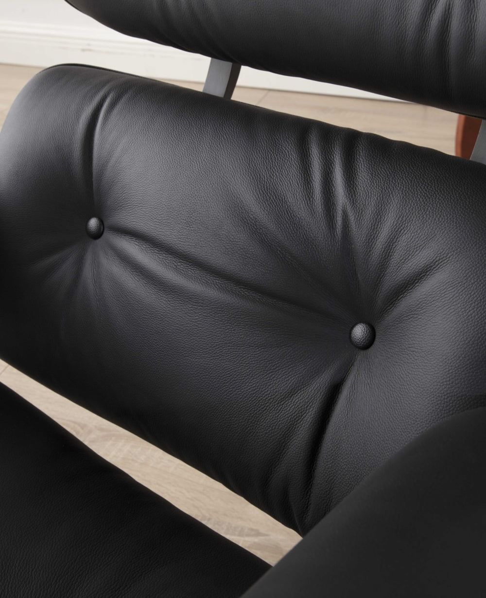 זמן אספקה עד 75 יום - PALERMO BLACK כורסא + הדום