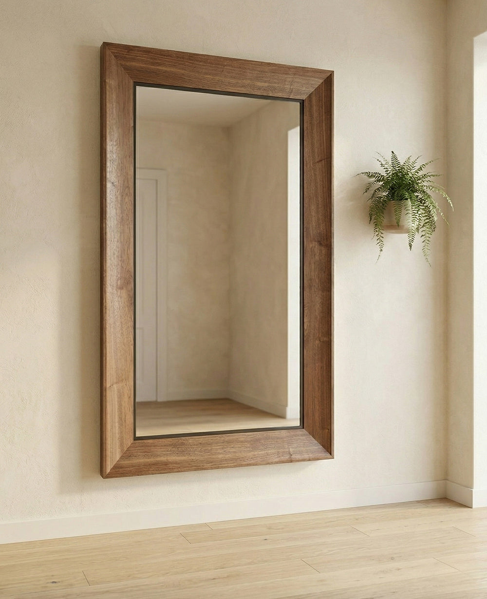 מראת עץ אגוז קלאסה