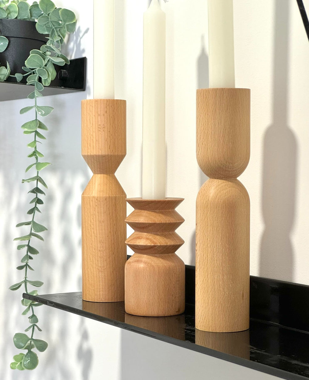 פמוט עץ רוז (B2B)