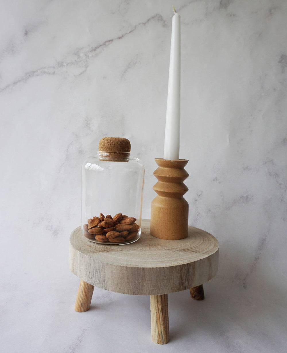 פמוט עץ רוז (B2B)