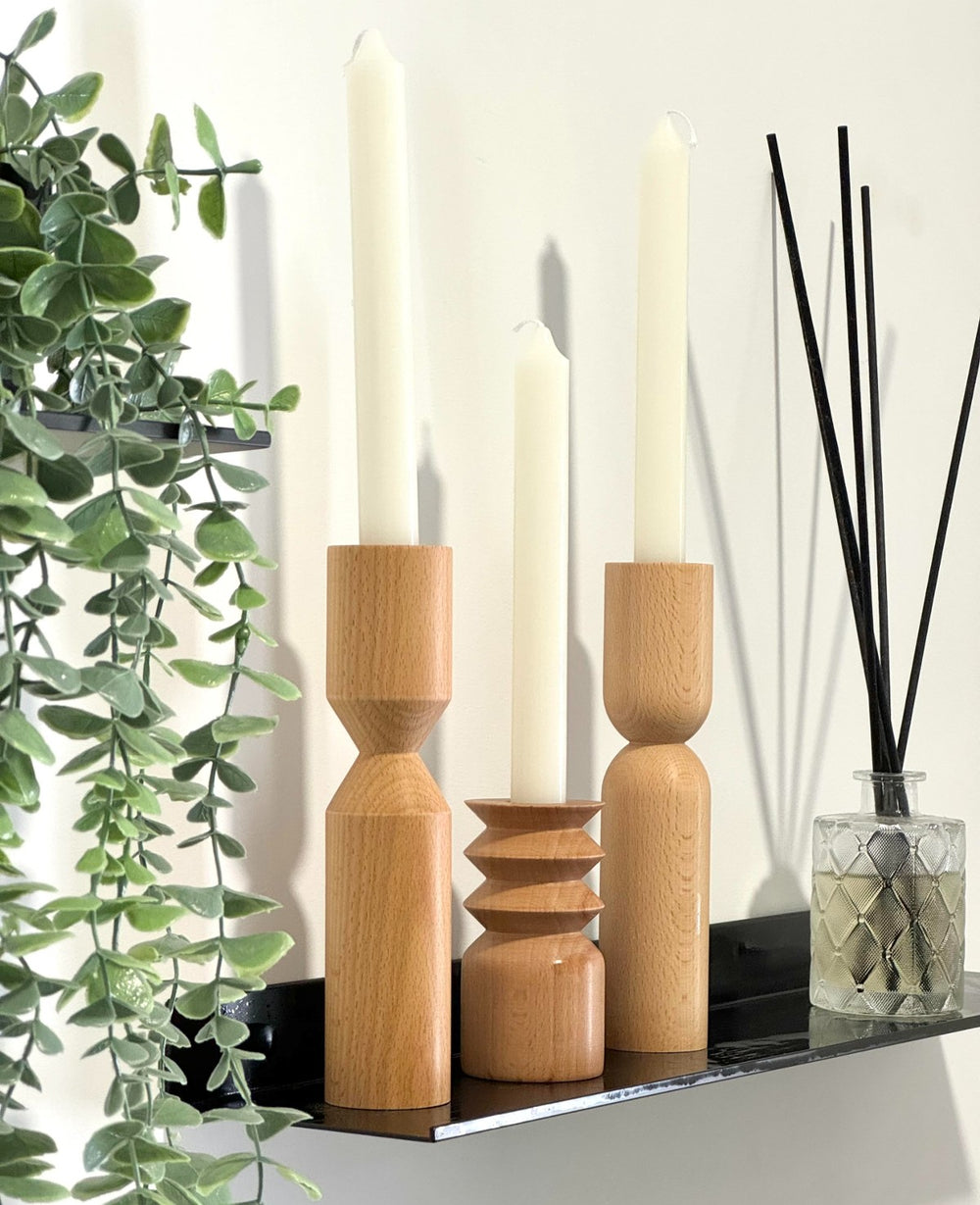 פמוט עץ רוז (B2B)