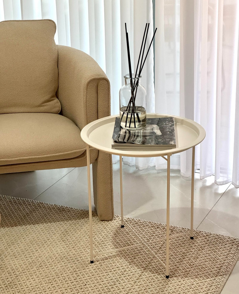 שולחן מטאל לבן (B2B)