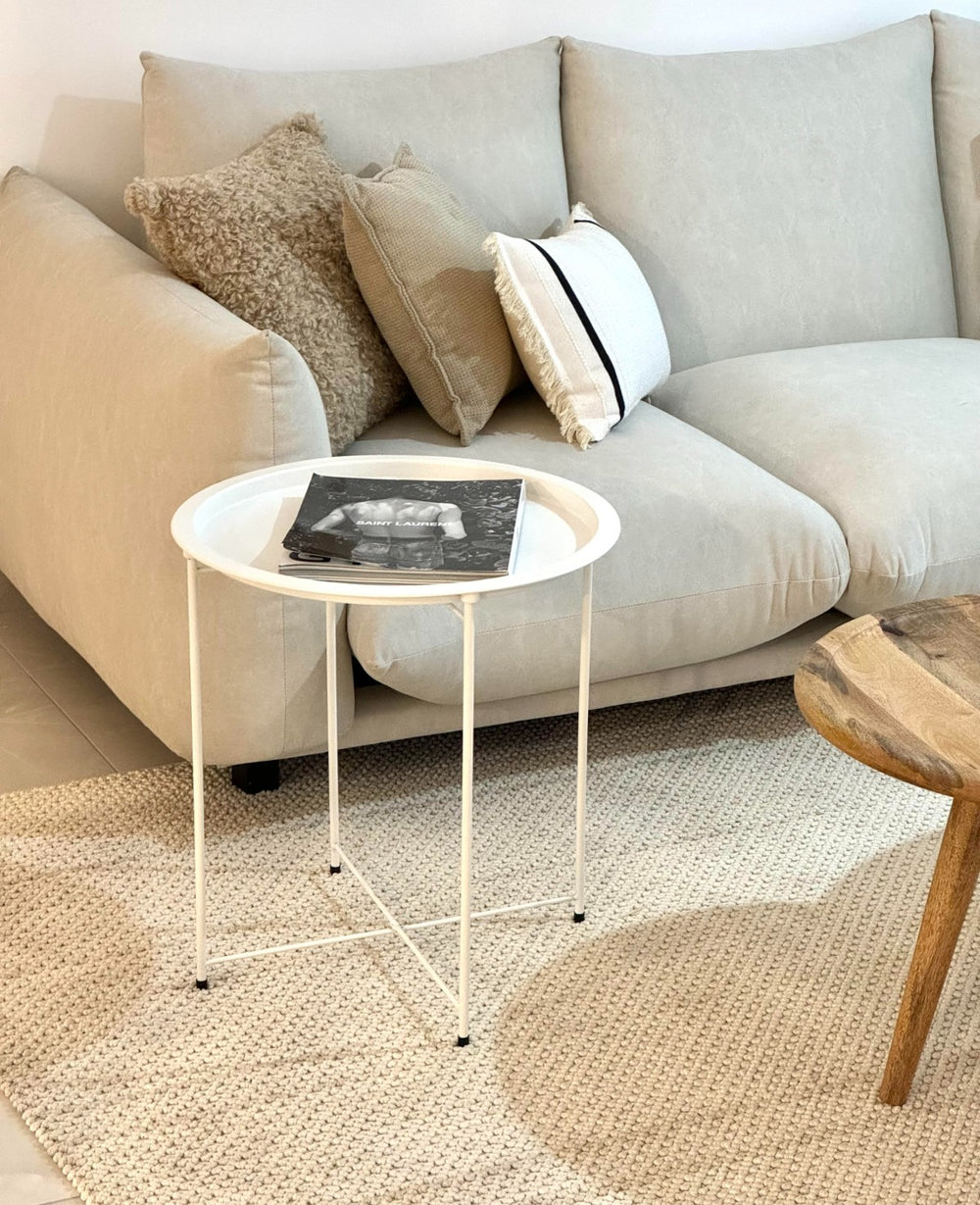 שולחן מטאל לבן (B2B)