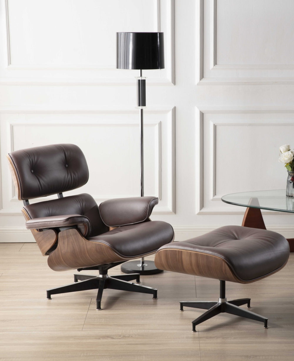 זמן אספקה עד 75 יום - PALERMO BROWN כורסא + הדום