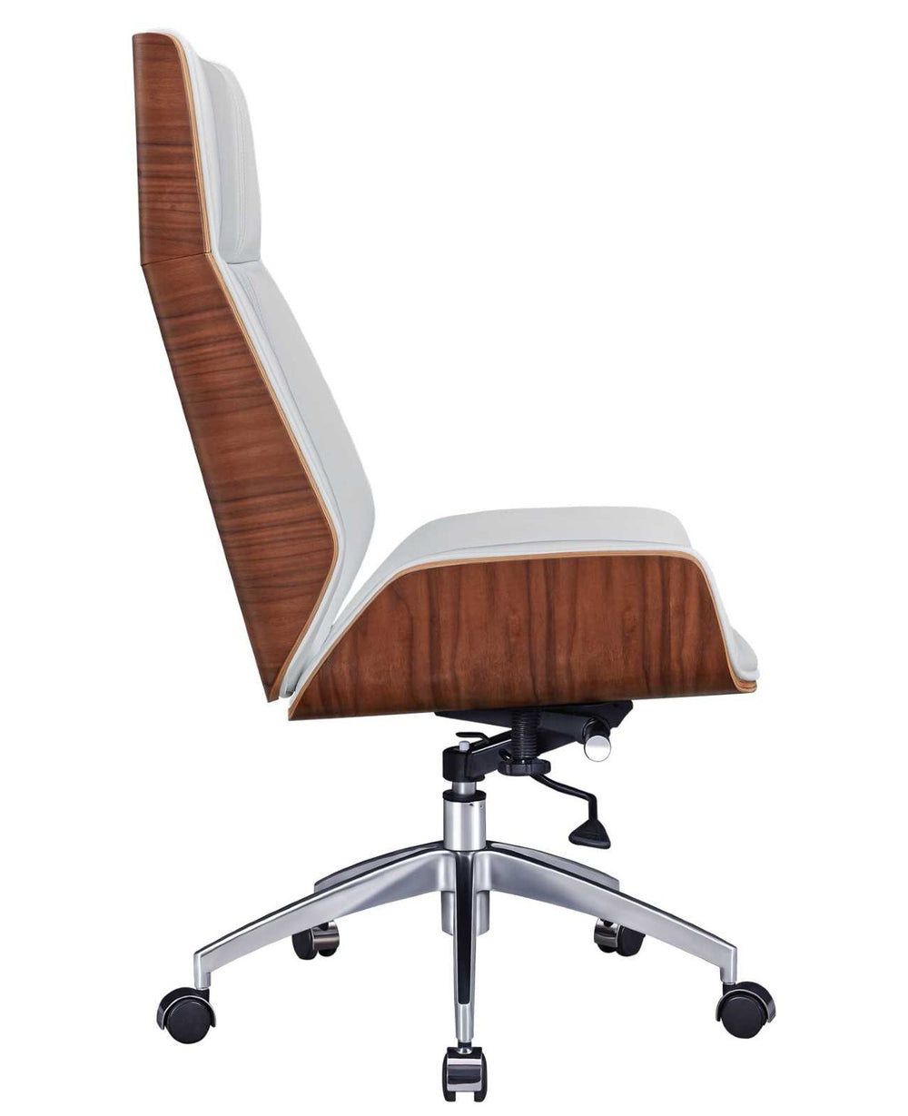 כיסא מנהלים נורדי WHITE - זמן אספקה עד 75 יום