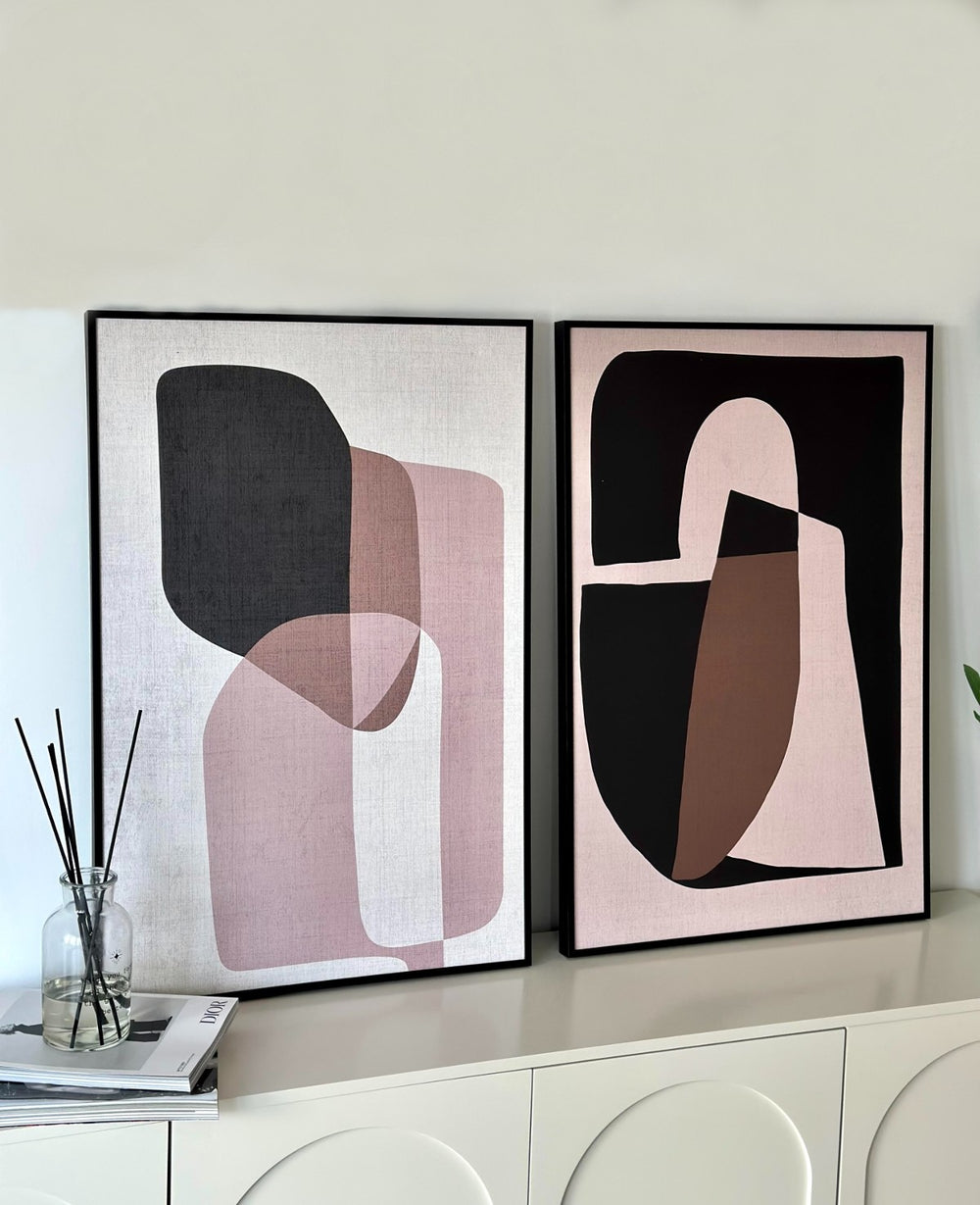 תמונות קיר אמורפי בראון (B2B)