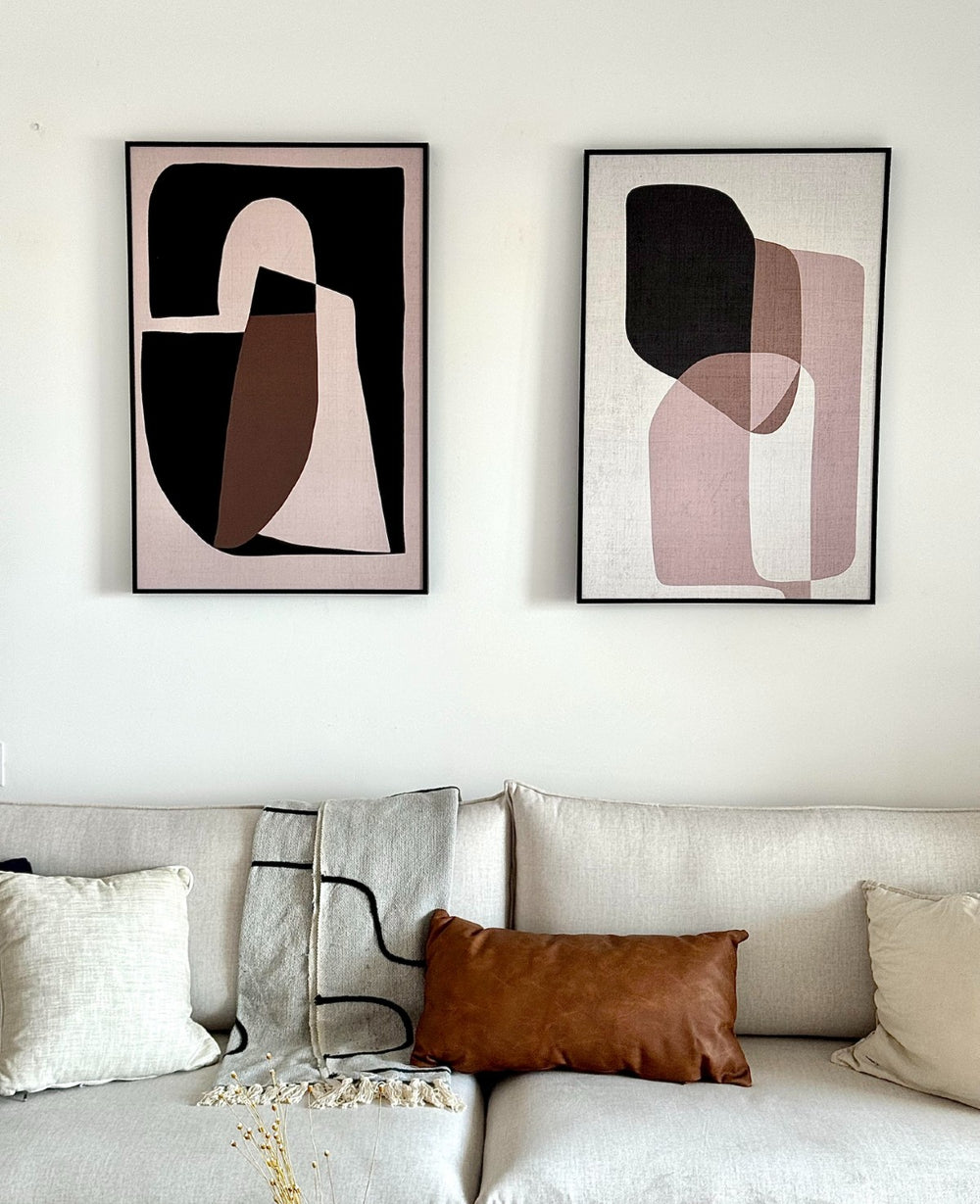 תמונות קיר אמורפי בראון (B2B)