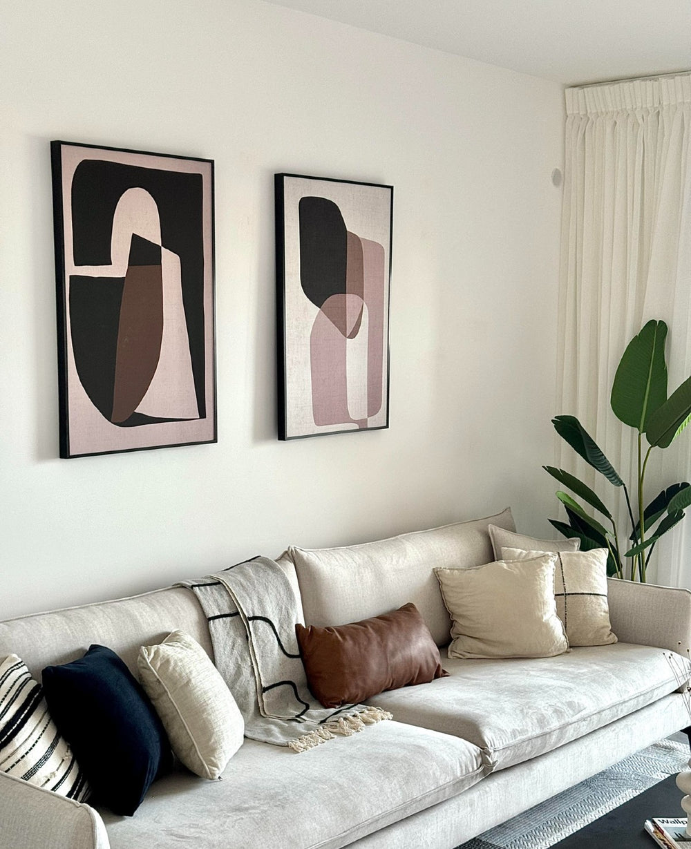 תמונות קיר אמורפי בראון (B2B)