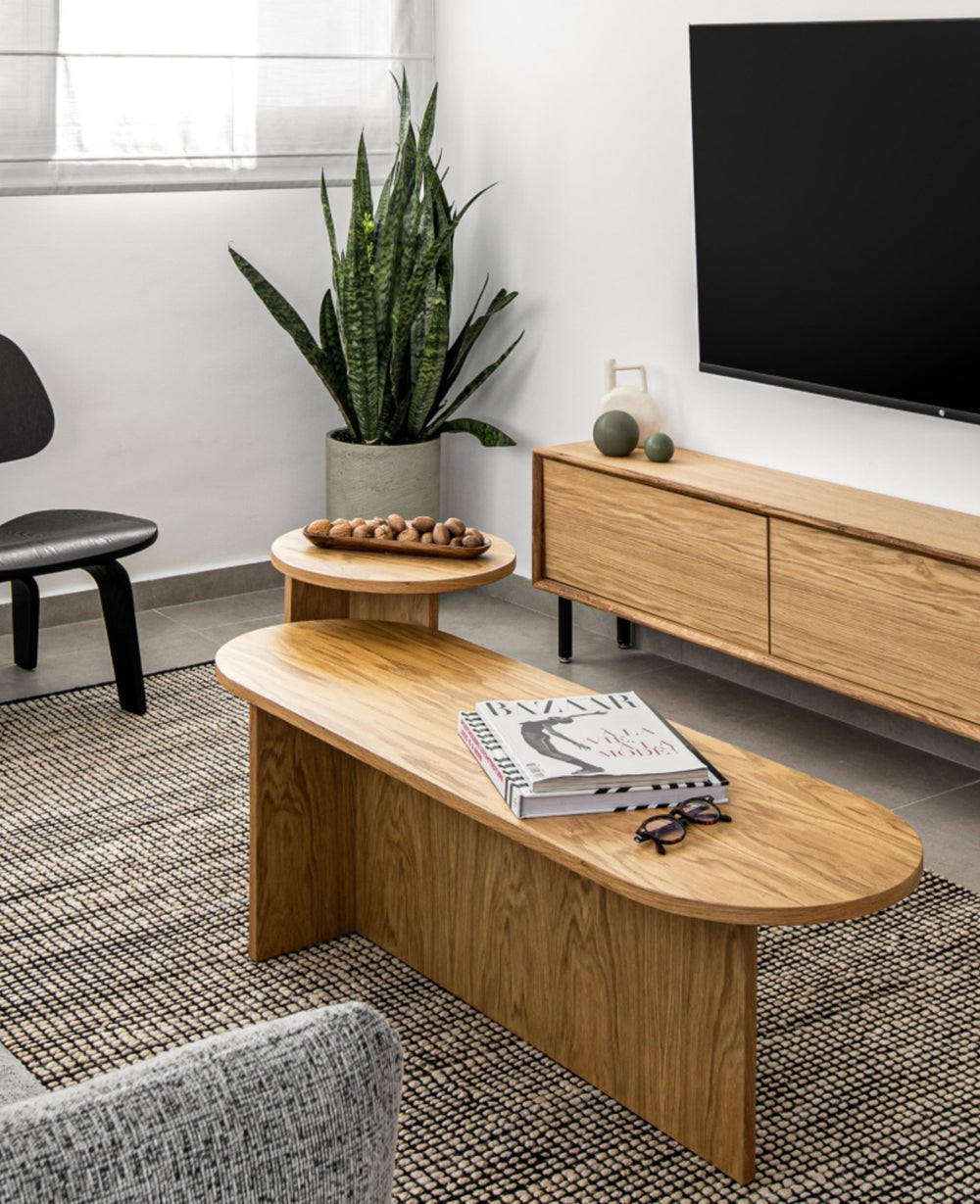 סט שולחנות סלון גל