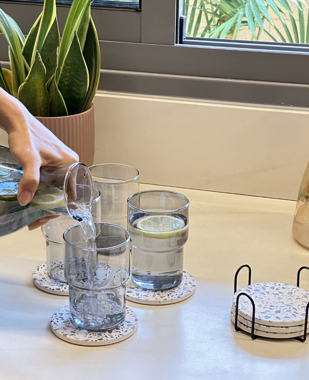 סט קנקן וכוסות קולורס (B2B)