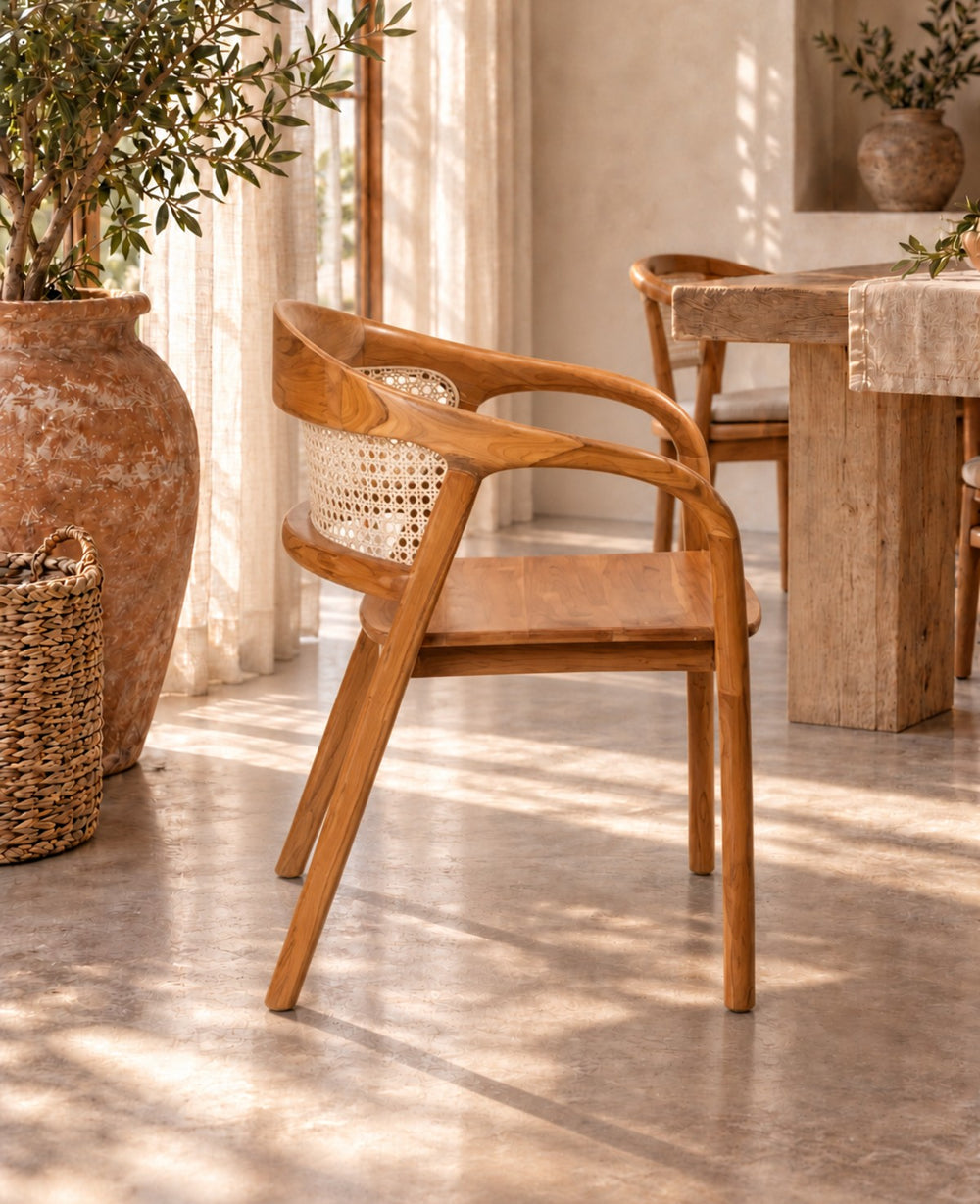 כיסא אוכל ELIO RATTAN