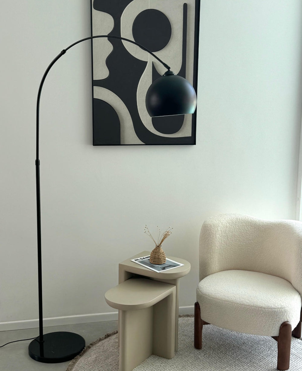 BAUHAUS BLACK מנורת