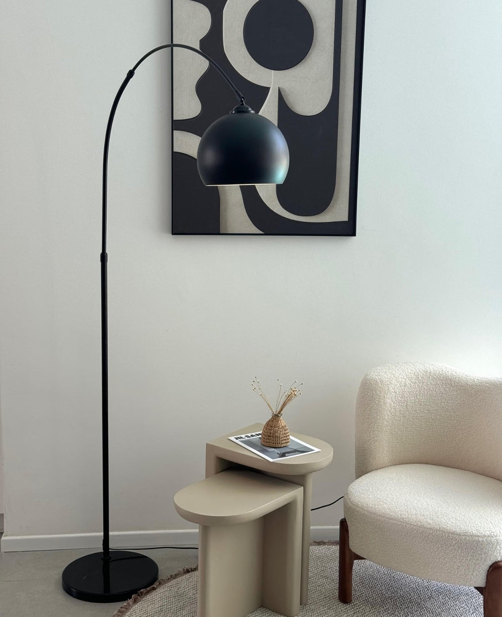 BAUHAUS BLACK מנורת