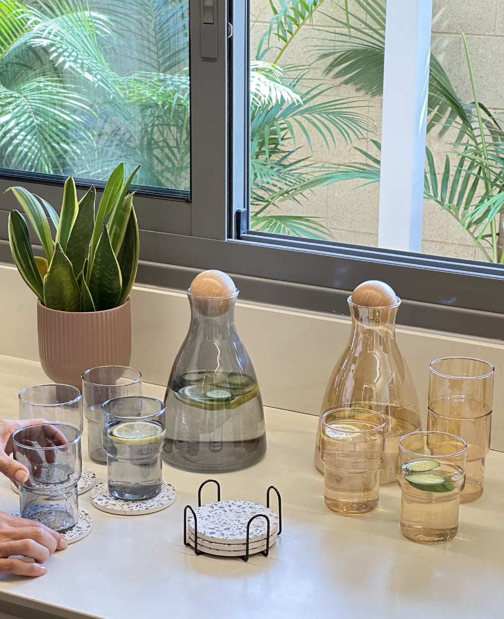 סט קנקן וכוסות קולורס (B2B)