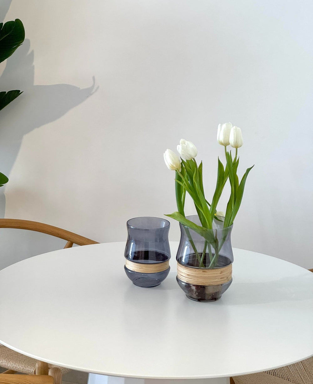 אגרטל זכוכית אינדיגו (B2B)