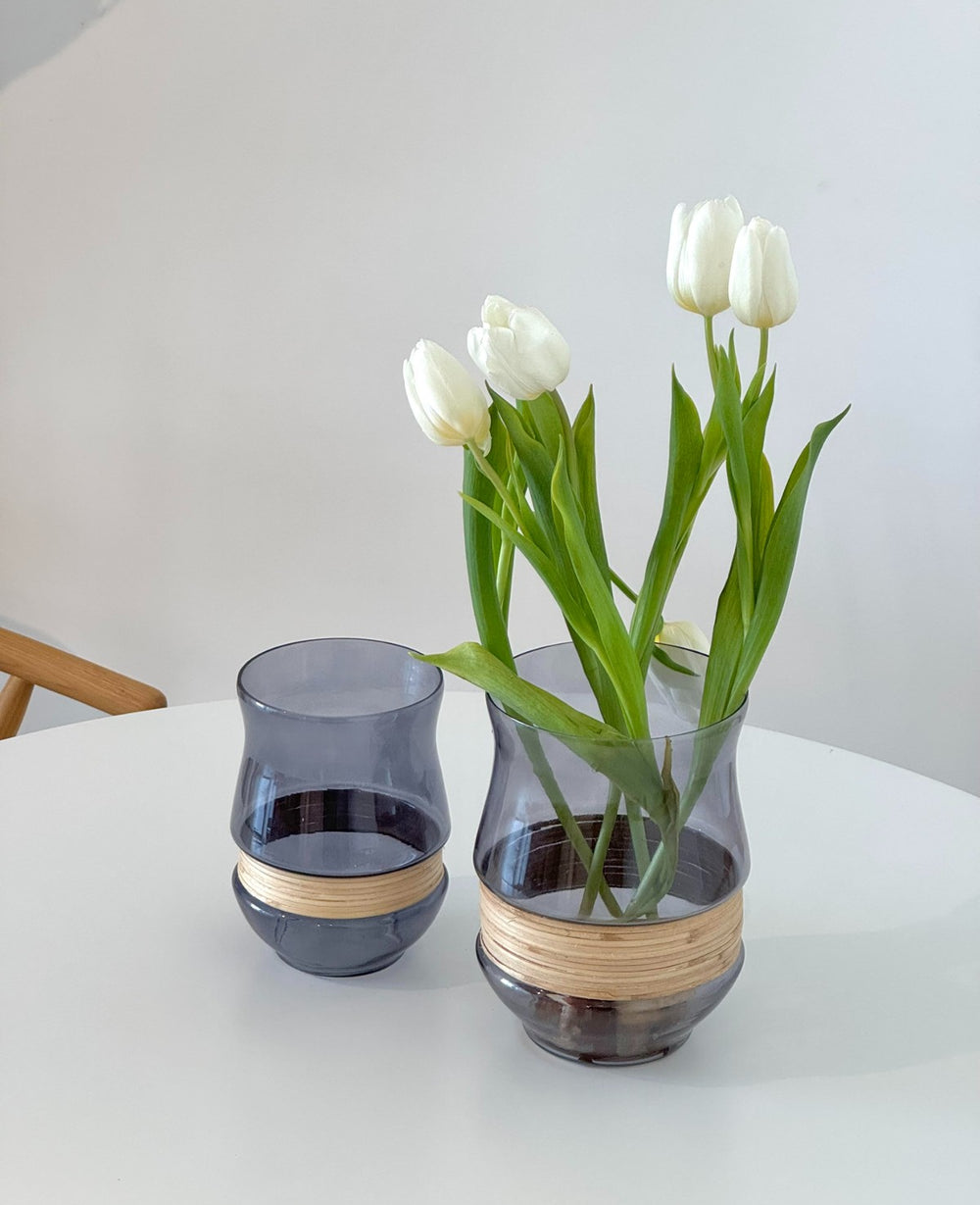 אגרטל זכוכית אינדיגו (B2B)