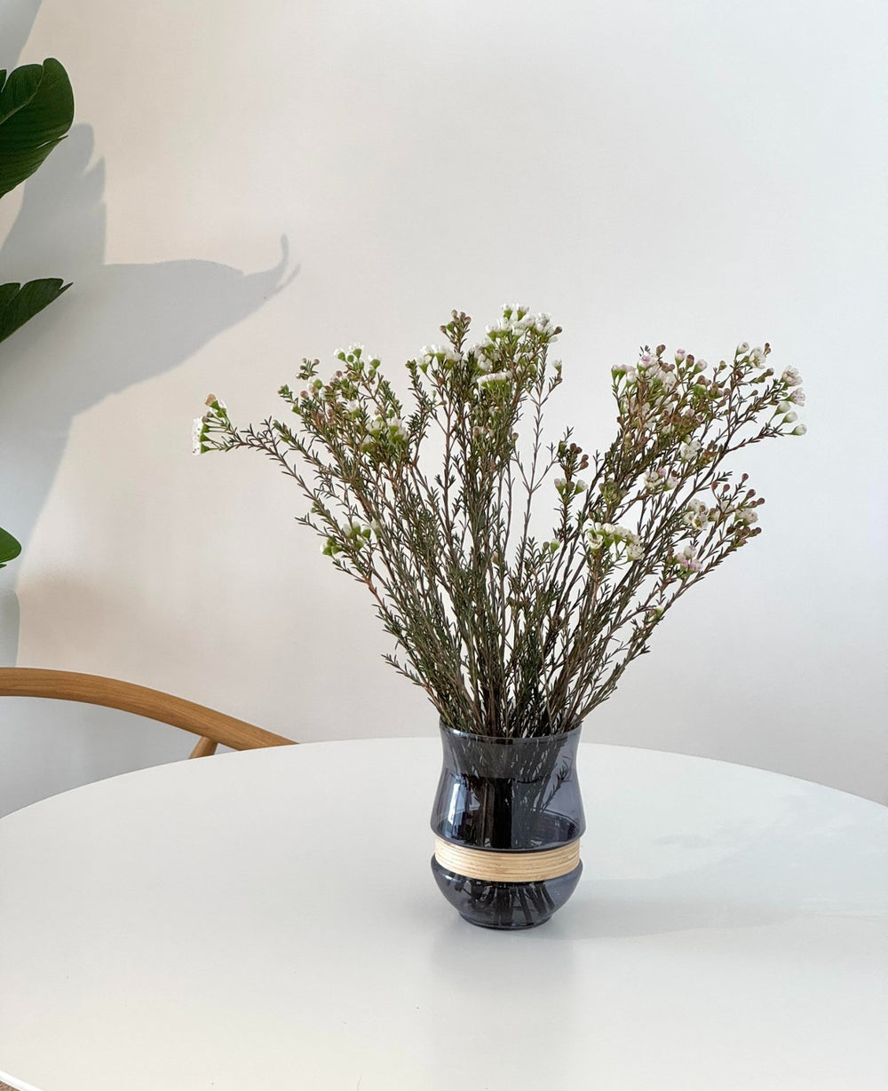 אגרטל זכוכית אינדיגו (B2B)