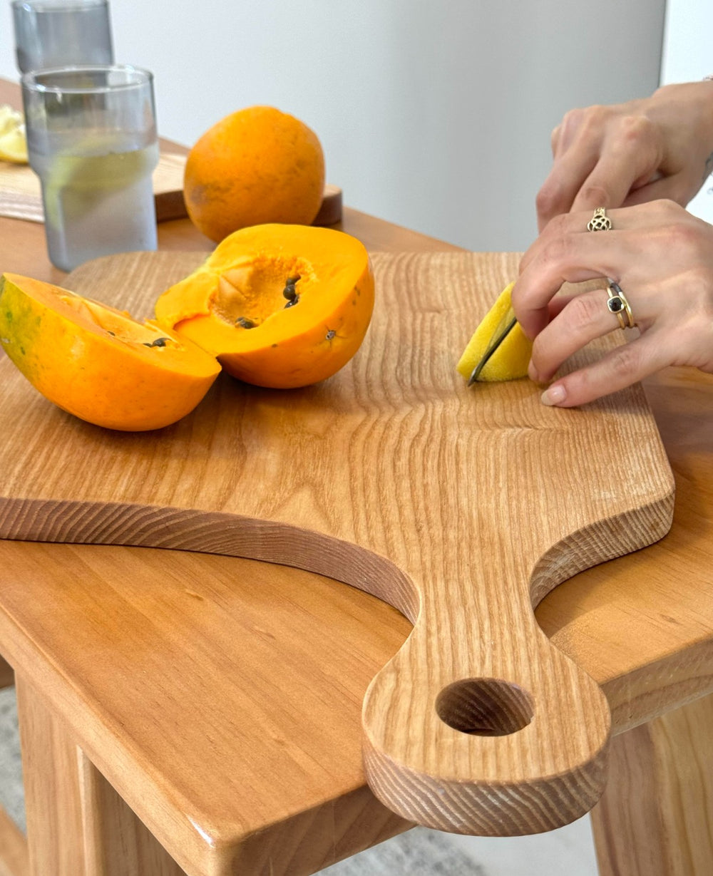 L בוצ'ר עץ טבעי (B2B)