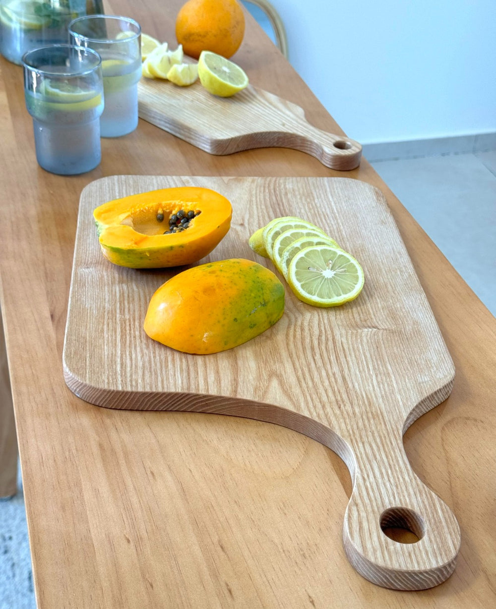 L בוצ'ר עץ טבעי (B2B)