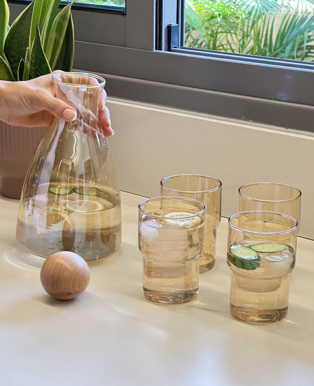 סט קנקן וכוסות קולורס (B2B)