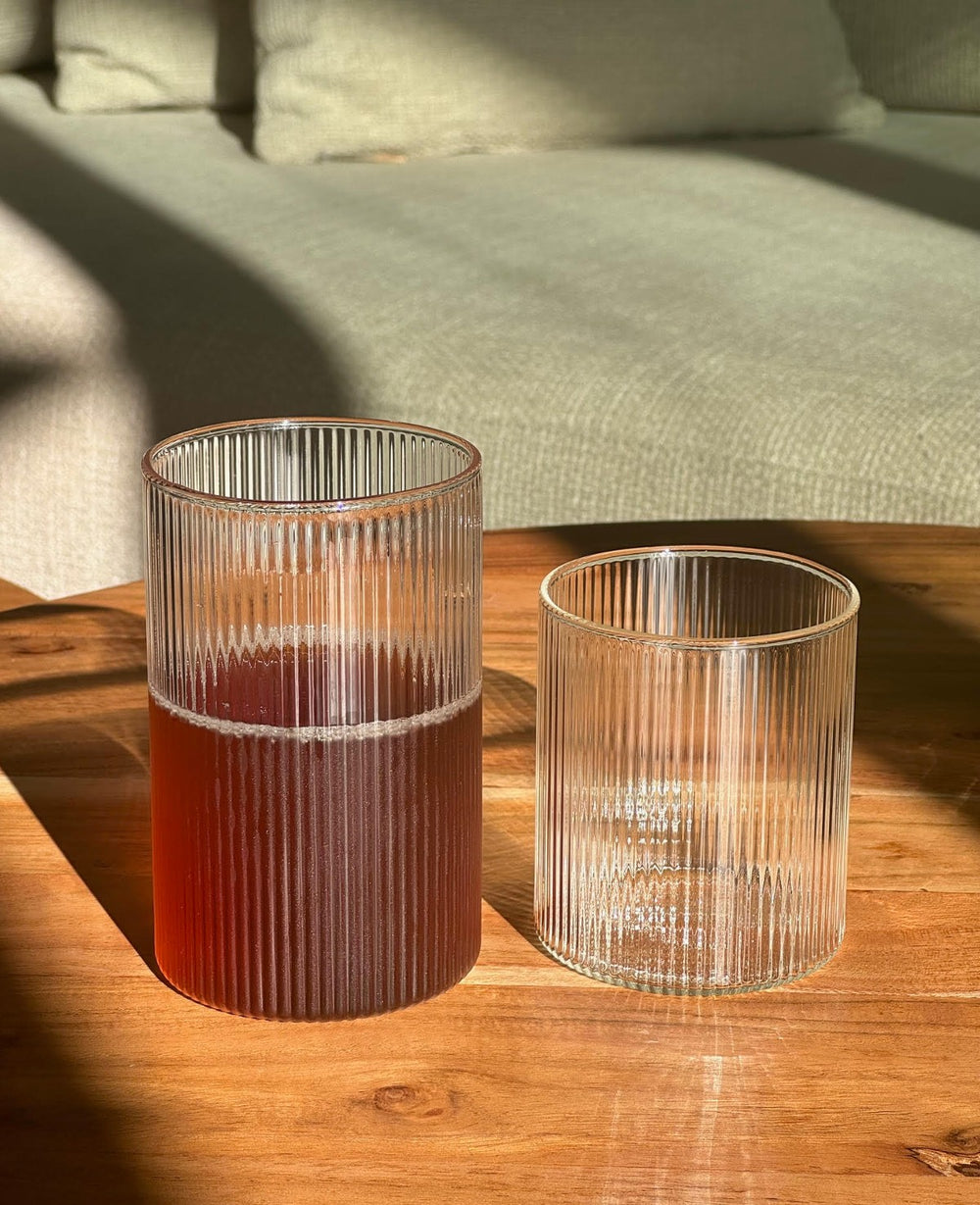 CLASSIC STRIPE כוס זכוכית