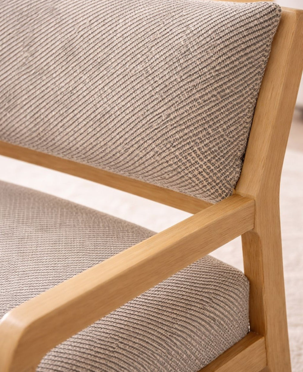 כורסא עץ מלא אפרת