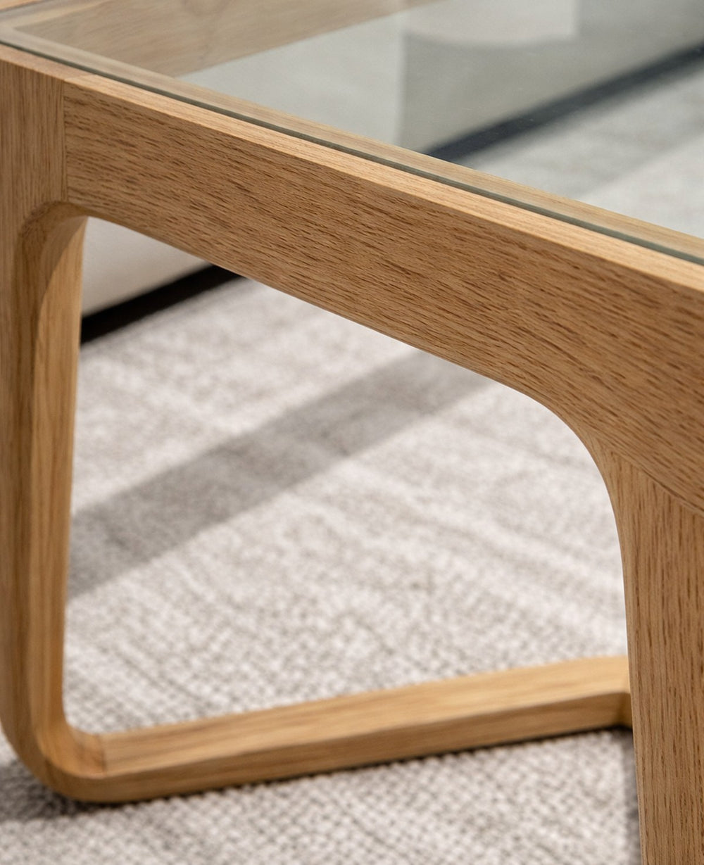 שולחן עץ אלזה