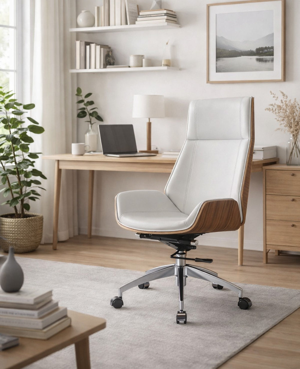 כיסא מנהלים נורדי WHITE