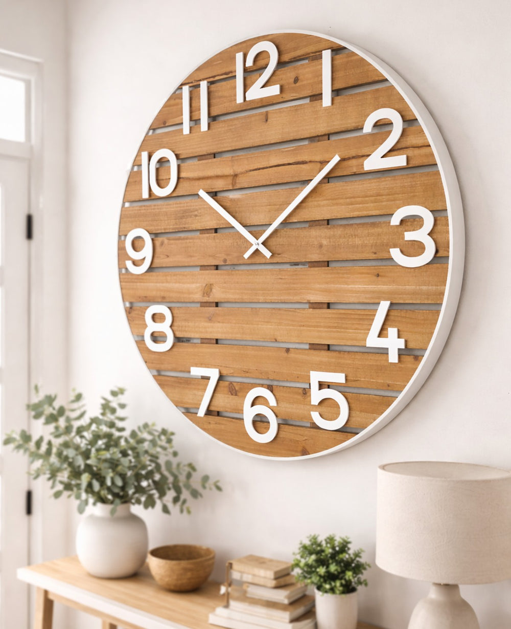 שעון קיר סטריפ