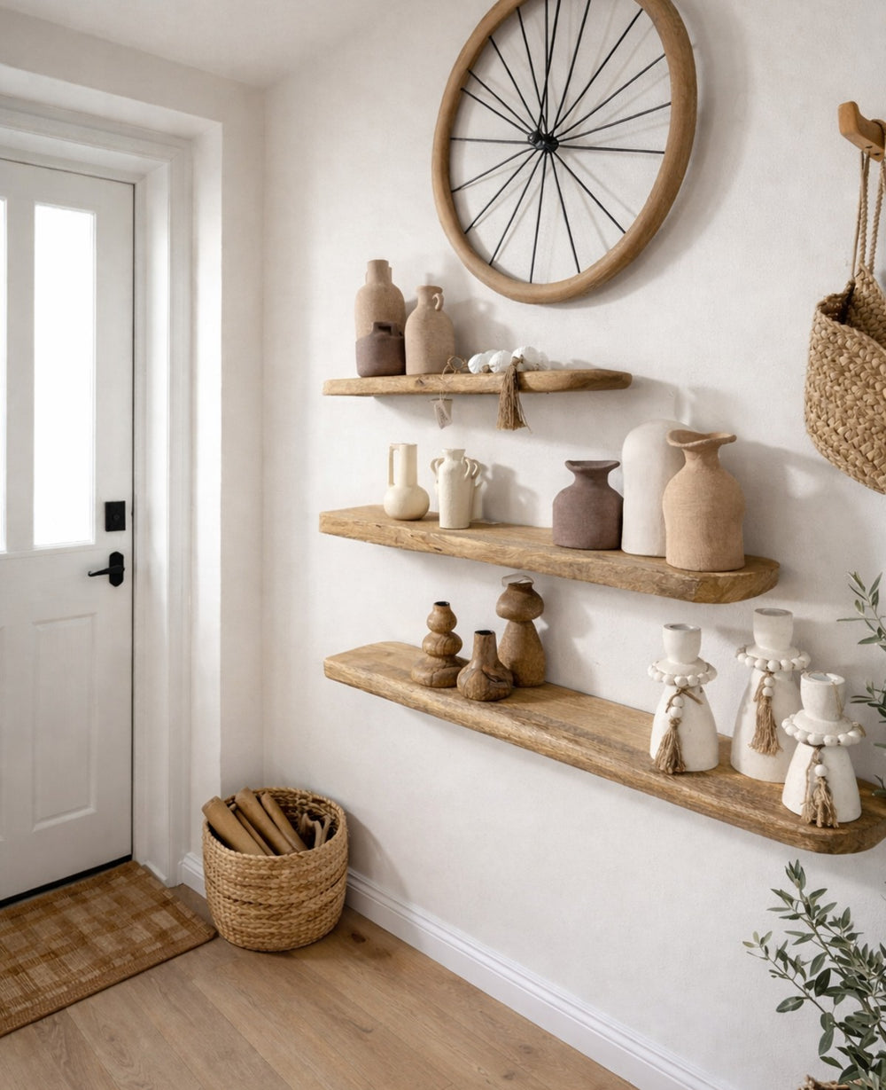 מדף עץ אמורפי