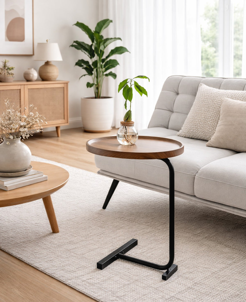 שולחן צד וודי