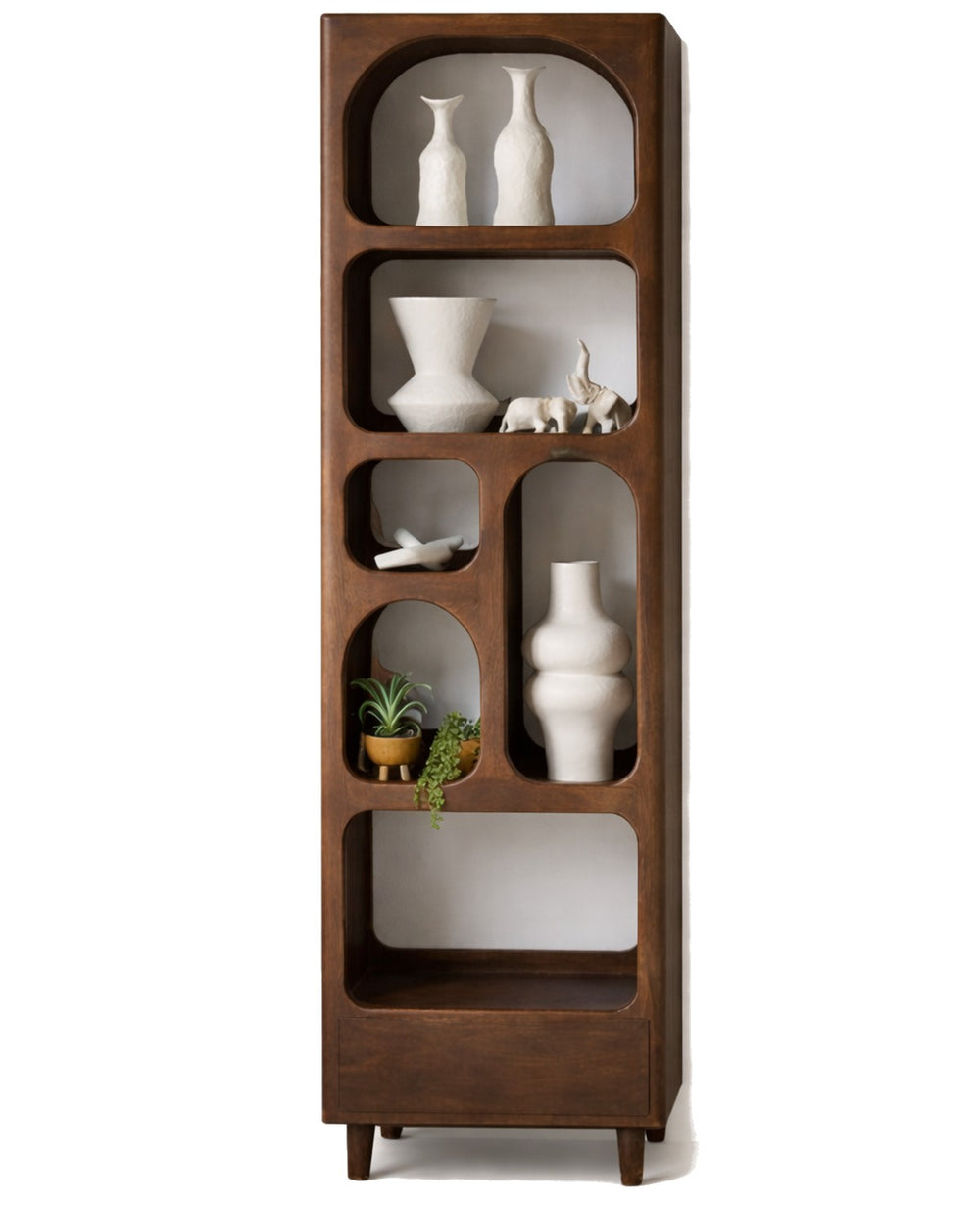 כוננית עץ גורג