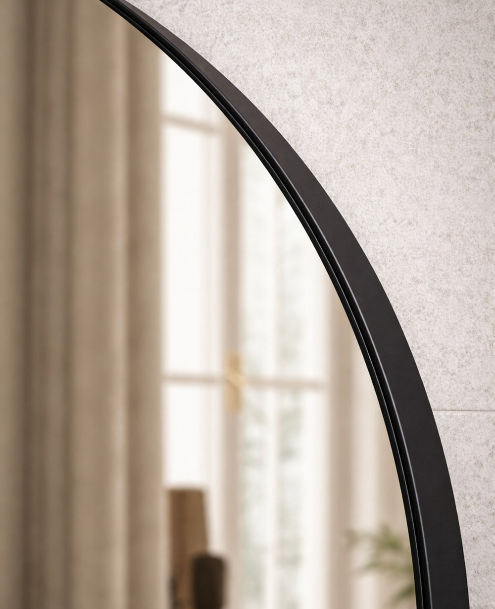 מראת מתכת עגולה