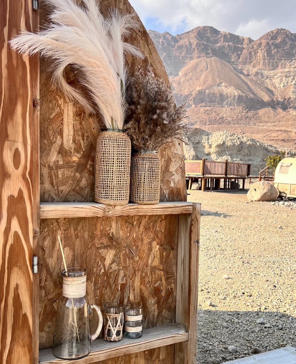 אגרטל זכוכית פאלם (B2B)