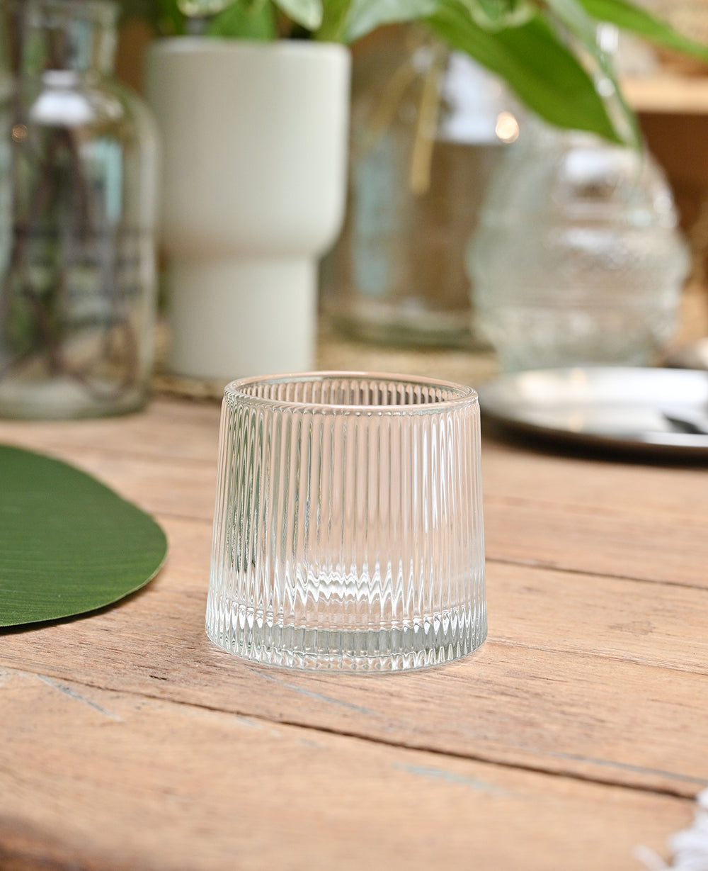 כוס זכוכית וויסקי קלאסית