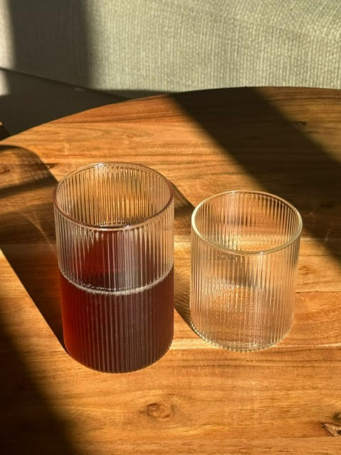 CLASSIC STRIPE כוס זכוכית