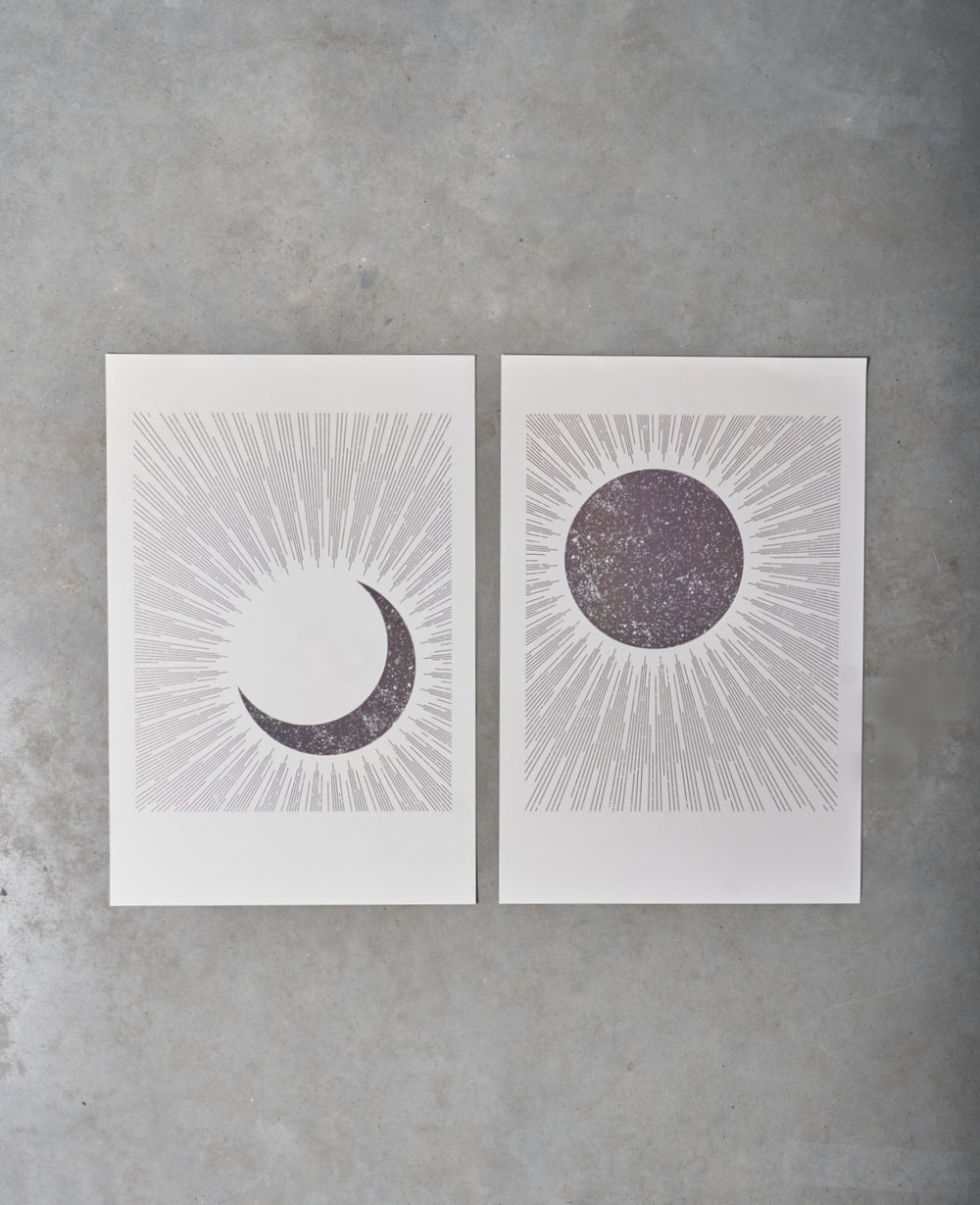 פוסטר נייר מון\סאן