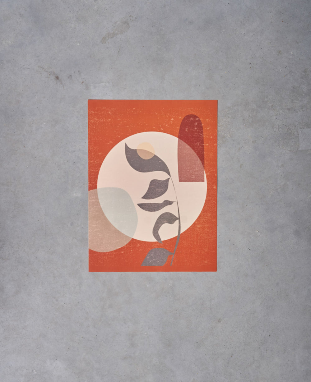 פוסטר נייר בלו מון\רד מון