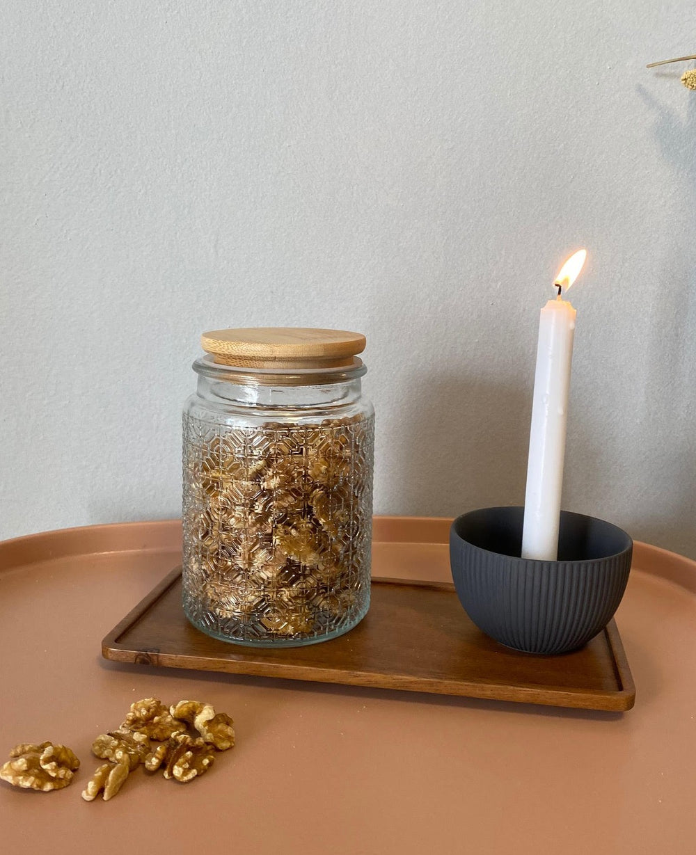 פמוט לנר גריי\וויט