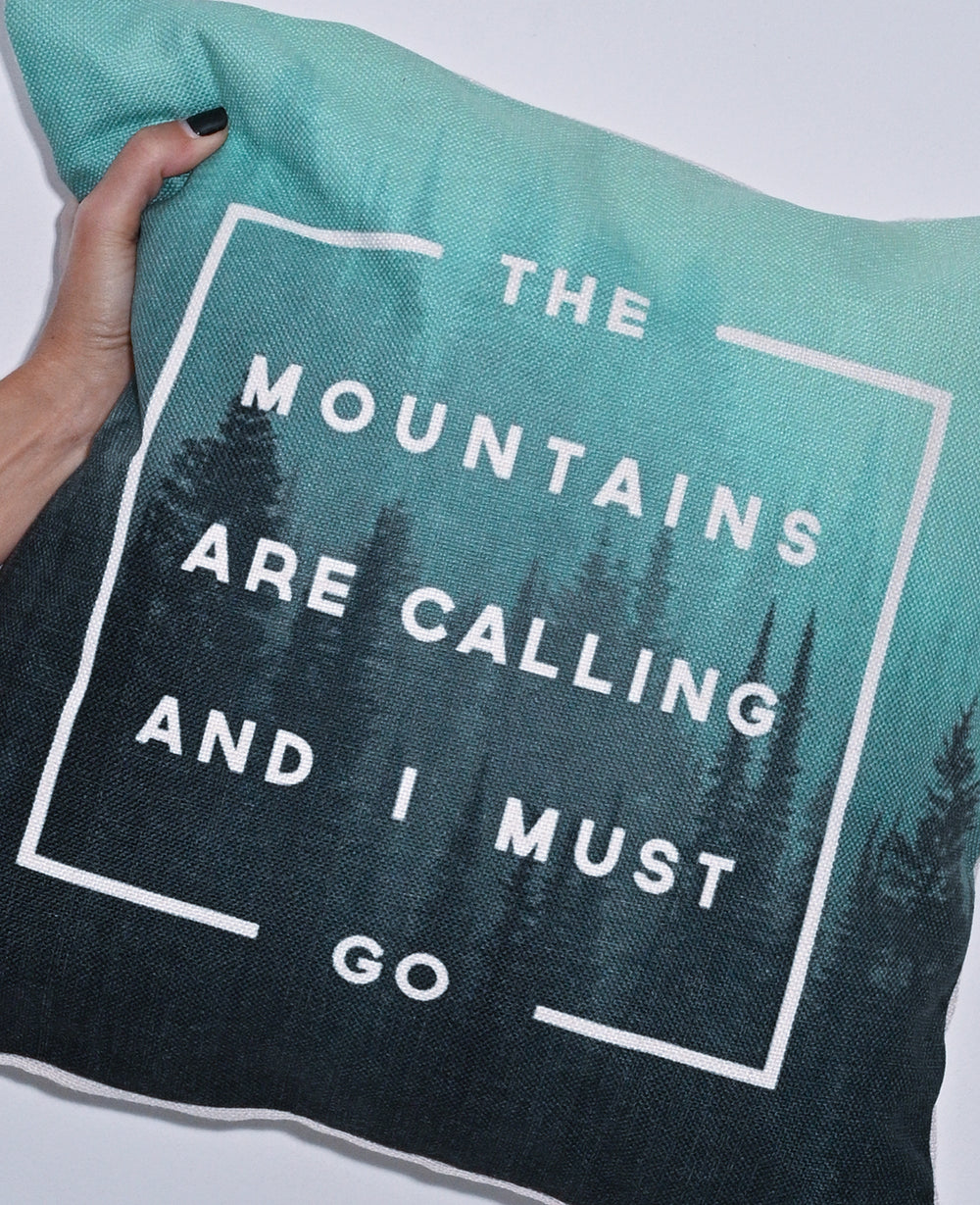 כרית נוי הרים גרין