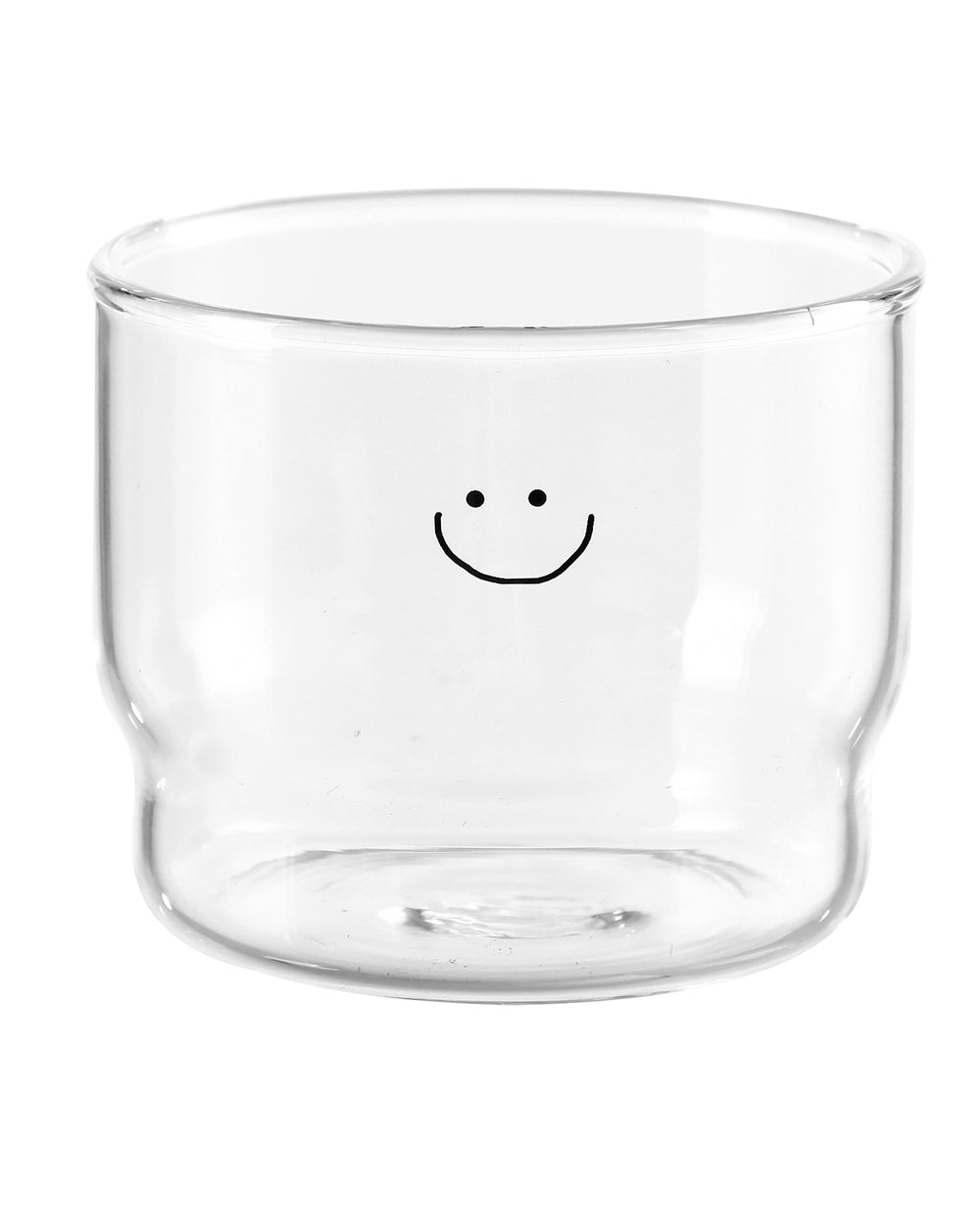 כוס זכוכית סמיילי / קוי