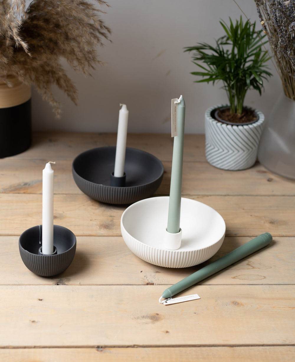 פמוט לנר גריי\וויט