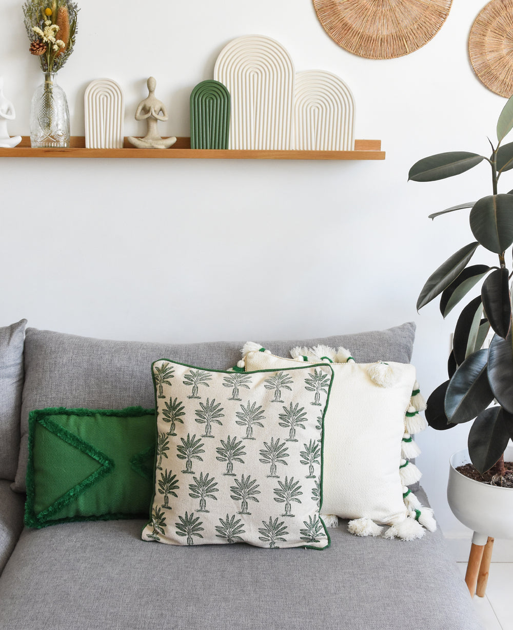 כרית נוי גרין גדילים (B2B)