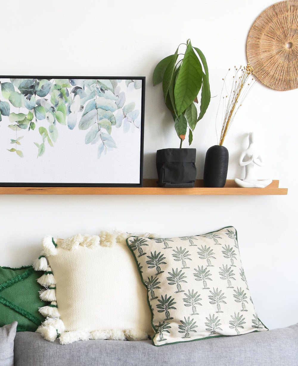 כרית נוי גרין גדילים (B2B)